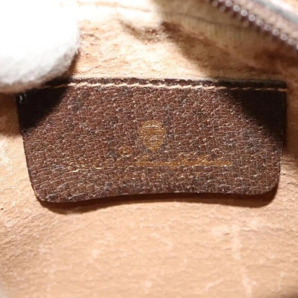 GUCCI GG Supreme Web Sherry Line Bag PVC Beige Gold 156 02 066 Auth 131723 - Picture 10 of 16